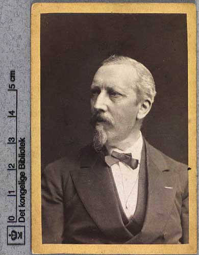 Svend Grundtvig, ca. 1870. Det kgl. Biblioteks portrtsamling.